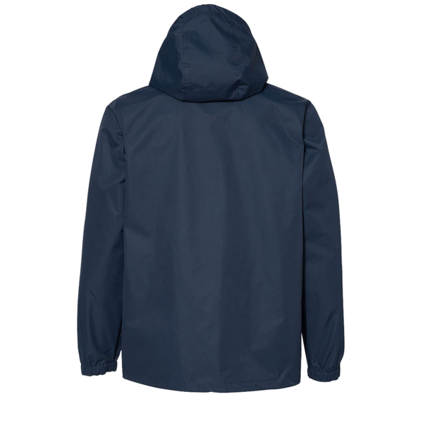 Independent Trading Co. Men's Nylon Anorak, Classic Navy, Back view