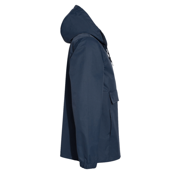 Independent Trading Co. Men's Nylon Anorak, Classic Navy, Right Sleeve view