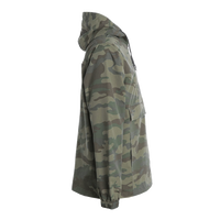 Independent Trading Co. Men's Nylon Anorak, Forest Camo, Right Sleeve view