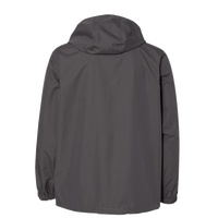 Independent Trading Co. Men's Nylon Anorak, Graphite, Back view