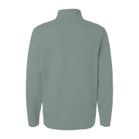 Independent Trading Co. Men's Perform Quarter-Zip Pullover, Agave, Back view