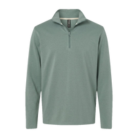 Independent Trading Co. Men's Perform Quarter-Zip Pullover, Agave, Front view