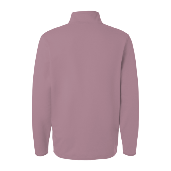 Independent Trading Co. Men's Perform Quarter-Zip Pullover, Orchid, Back view