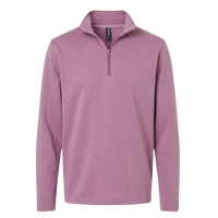 Independent Trading Co. Men's Perform Quarter-Zip Pullover, Orchid, Front view