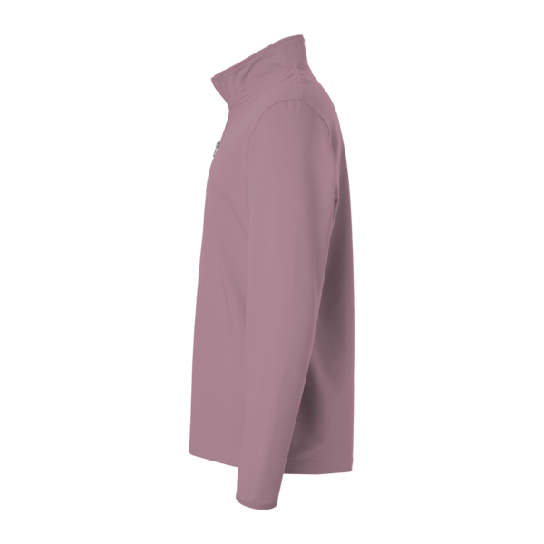 Independent Trading Co. Men's Perform Quarter-Zip Pullover, Orchid, Left Sleeve view