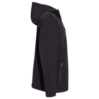 Independent Trading Co. Men's Poly-Tech Soft Shell Jacket, Black, Right Sleeve view