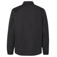 Independent Trading Co. Men's Water-Resistant Windbreaker Coach’s Jacket, Black / Black, Back view