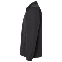 Independent Trading Co. Men's Water-Resistant Windbreaker Coach’s Jacket, Black / Black, Left Sleeve view