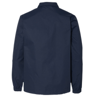 Independent Trading Co. Men's Water-Resistant Windbreaker Coach’s Jacket, Classic Navy / Classic Navy, Back view