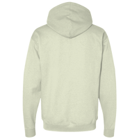 Independent Trading Co. Unisex Avenue Midweight Hooded Sweatshirt, Honey Dew, Back view