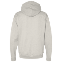 Independent Trading Co. Unisex Avenue Midweight Hooded Sweatshirt, Ivory, Back view