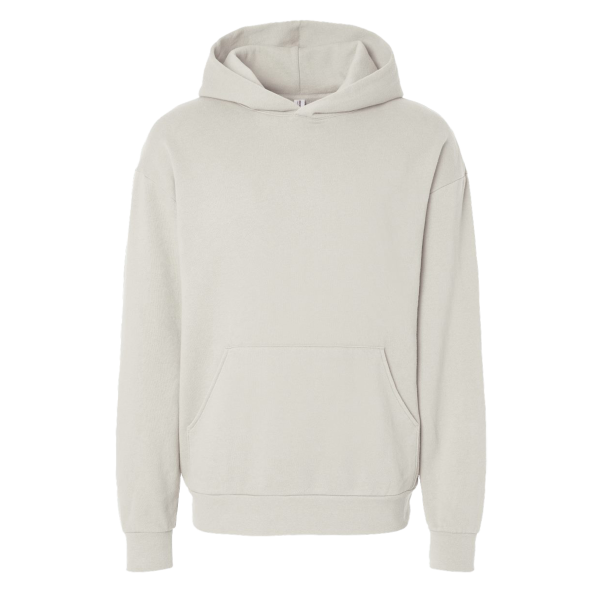 Independent Trading Co. Unisex Avenue Midweight Hooded Sweatshirt, Ivory, Front view