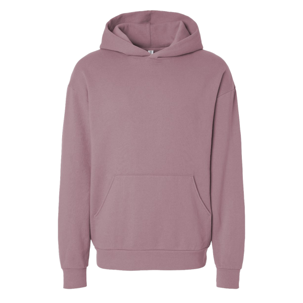 Independent Trading Co. Unisex Avenue Midweight Hooded Sweatshirt, Orchid, Front view