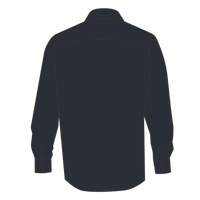 Independent Trading Co. Unisex Flannel Shirt, Charcoal Heather / Charcoal Heather, Back view