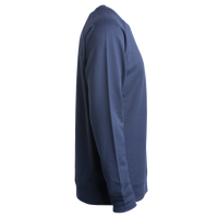 Independent Trading Co. Unisex Icon Lightweight Loopback Terry Crewneck Sweatshirt, Indigo, Right Sleeve view