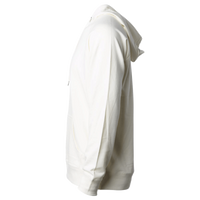 Independent Trading Co. Unisex Icon Lightweight Loopback Terry Full-Zip Hooded Sweatshirt, Bone, Left Sleeve view