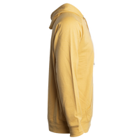 Independent Trading Co. Unisex Icon Lightweight Loopback Terry Full-Zip Hooded Sweatshirt, Harvest Gold, Right Sleeve view