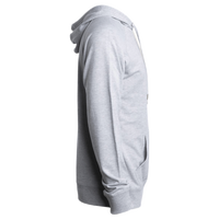 Independent Trading Co. Unisex Icon Lightweight Loopback Terry Hooded Sweatshirt, Athletic Heather, Right Sleeve view