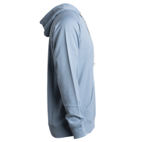 Independent Trading Co. Unisex Icon Lightweight Loopback Terry Hooded Sweatshirt, Misty Blue, Right Sleeve view