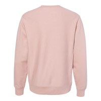 Independent Trading Co. Unisex Legend Premium Heavyweight Cross-Grain Crewneck Sweatshirt, Dusty Pink, Back view