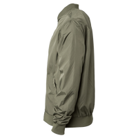 Independent Trading Co. Unisex Lightweight Bomber Jacket, Army / Army, Left Sleeve view