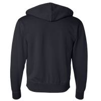 Independent Trading Co. Unisex Lightweight Full-Zip Hooded Sweatshirt, Classic Navy, Back view