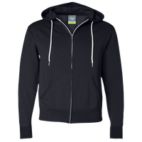 Independent Trading Co. Unisex Lightweight Full-Zip Hooded Sweatshirt, Classic Navy, Front view