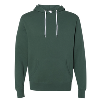 Independent Trading Co. Unisex Lightweight Hooded Sweatshirt, Alpine Green, Front view