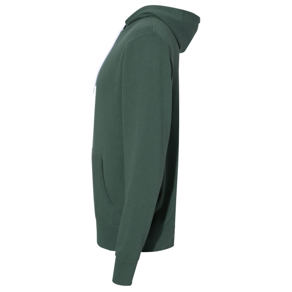 Independent Trading Co. Unisex Lightweight Hooded Sweatshirt, Alpine Green, Left Sleeve view