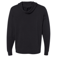 Independent Trading Co. Unisex Lightweight Hooded Sweatshirt, Black, Back view