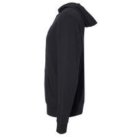 Independent Trading Co. Unisex Lightweight Hooded Sweatshirt, Black, Left Sleeve view