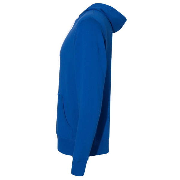 Independent Trading Co. Unisex Lightweight Hooded Sweatshirt, Cobalt, Left Sleeve view