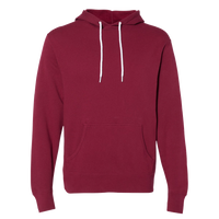 Independent Trading Co. Unisex Lightweight Hooded Sweatshirt, Currant, Front view