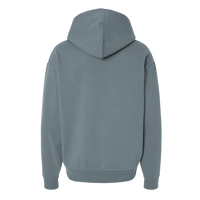 Independent Trading Co. Unisex Mainstreet Heavyweight Hooded Sweatshirt, Blue Magic, Back view