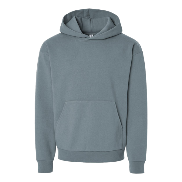 Independent Trading Co. Unisex Mainstreet Heavyweight Hooded Sweatshirt, Blue Magic, Front view