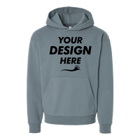 Independent Trading Co. Unisex Mainstreet Heavyweight Hooded Sweatshirt, Blue Magic, Front view, Mockup
