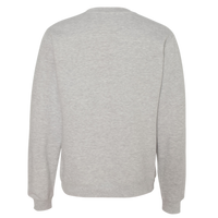 Independent Trading Co. Unisex Midweight Crewneck Sweatshirt, Grey Heather, Back view