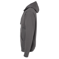 Independent Trading Co. Unisex Midweight Full-Zip Hooded Sweatshirt, Charcoal, Left Sleeve view