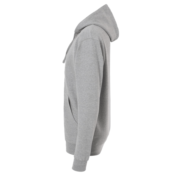 Independent Trading Co. Unisex Midweight Full-Zip Hooded Sweatshirt, Grey Heather, Left Sleeve view
