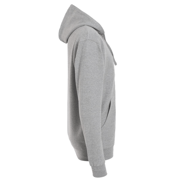 Independent Trading Co. Unisex Midweight Full-Zip Hooded Sweatshirt, Grey Heather, Right Sleeve view
