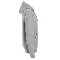 Independent Trading Co. Unisex Midweight Full-Zip Hooded Sweatshirt, Grey Heather, Right Sleeve view