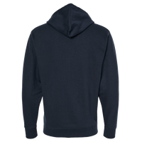 Independent Trading Co. Unisex Midweight Full-Zip Hooded Sweatshirt, Navy, Back view
