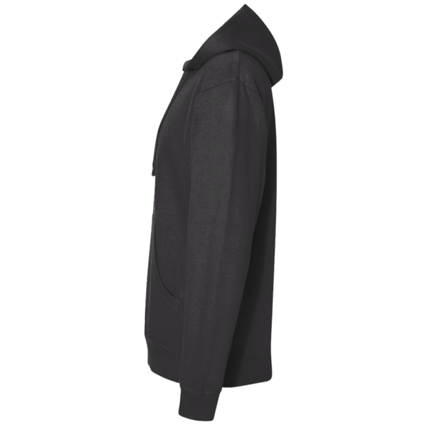 Independent Trading Co. Unisex Midweight Hooded Sweatshirt, Black Camo, Left Sleeve view