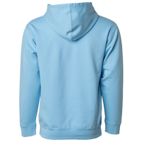 Independent Trading Co. Unisex Midweight Hooded Sweatshirt, Blue Aqua, Back view