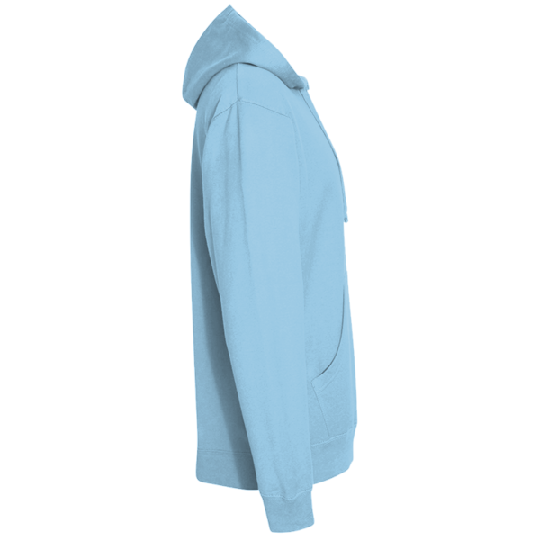 Independent Trading Co. Unisex Midweight Hooded Sweatshirt, Blue Aqua, Right Sleeve view