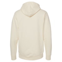 Independent Trading Co. Unisex Midweight Hooded Sweatshirt, Bone, Back view