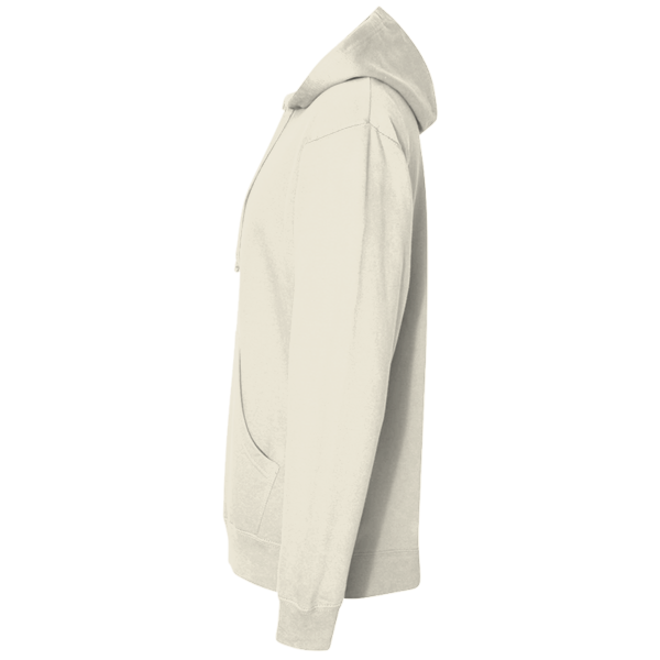 Independent Trading Co. Unisex Midweight Hooded Sweatshirt, Bone, Left Sleeve view