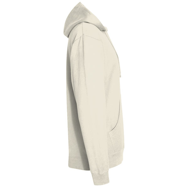 Independent Trading Co. Unisex Midweight Hooded Sweatshirt, Bone, Right Sleeve view