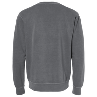 Independent Trading Co. Unisex Midweight Pigment-Dyed Crewneck Sweatshirt, Pigment Black, Back view