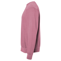 Independent Trading Co. Unisex Midweight Pigment-Dyed Crewneck Sweatshirt, Pigment Maroon, Left Sleeve view
